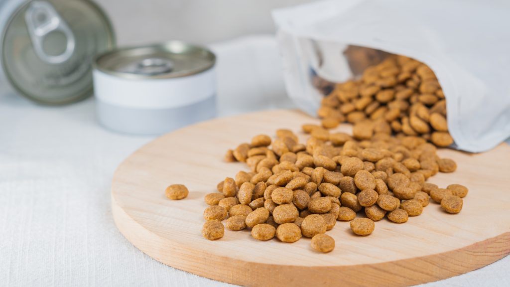 pet food on wooden cutting board 2024 12 05 21 22 27 utc